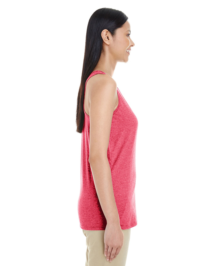 Women's Softstyle�� Racerback Tank - Heather Red