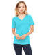 Bella + Canvas 6405 - Women's Relaxed Jersey V-Neck T-Shirt - Turquoise