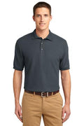 Unisex Silk Touch Polo - Steel Gray