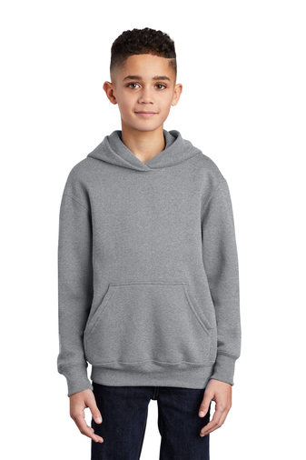 Youth Core Fleece Pullover Hoodie - Athletic Heather