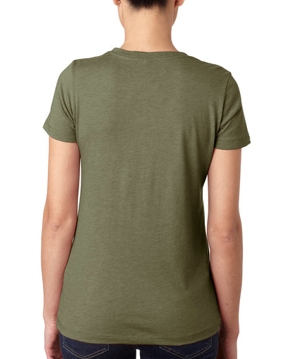 Women's Triblend Crew - Military Green