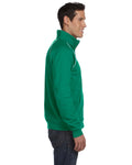 Men's Piped Fleece Jacket - Kelly / White