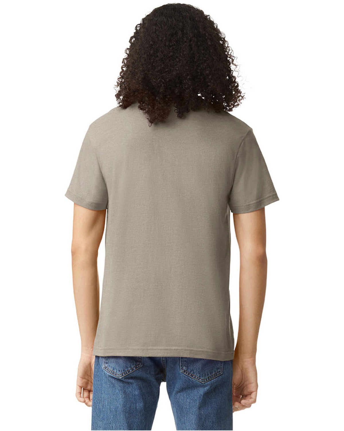 Unisex CVC T-Shirt - Heather Khaki