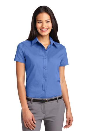 Women's Short Sleeve Easy Care Shirt - Ultramarne Blue