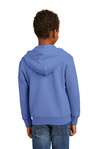 Youth Core Fleece Full-Zip Hoodie - Carolina Blue