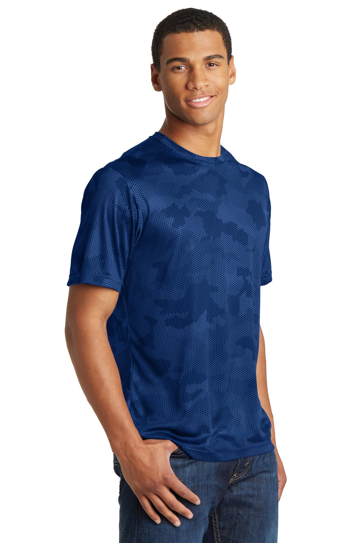 Unisex CamoHex Tee - True Royal