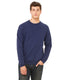 Bella + Canvas 3901 - Unisex Sponge Fleece Raglan Sweatshirt - Navy Triblend
