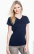 LAT 3507 - Women's V-Neck Fine Jersey T-Shirt - Navy