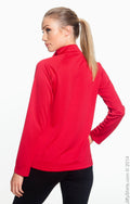 Women's Stretch Tech-Shell® Compass Quarter-Zip - Red