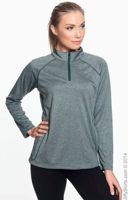 Women's Stretch Tech-Shell® Compass Quarter-Zip - Forest Heather
