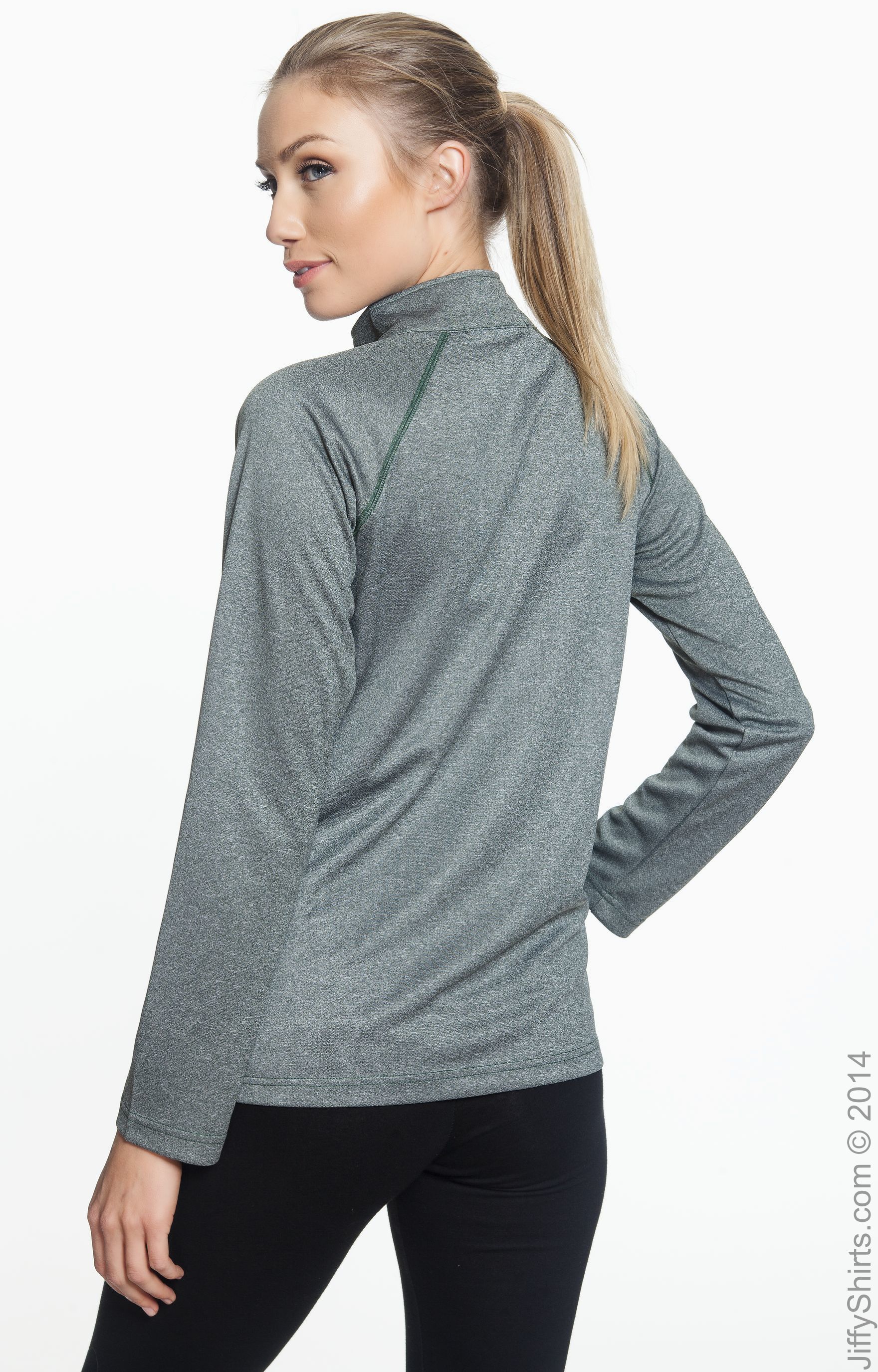 Women's Stretch Tech-Shell® Compass Quarter-Zip - Forest Heather