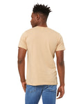 Unisex Heather CVC T-Shirt - Heather Sand Dune