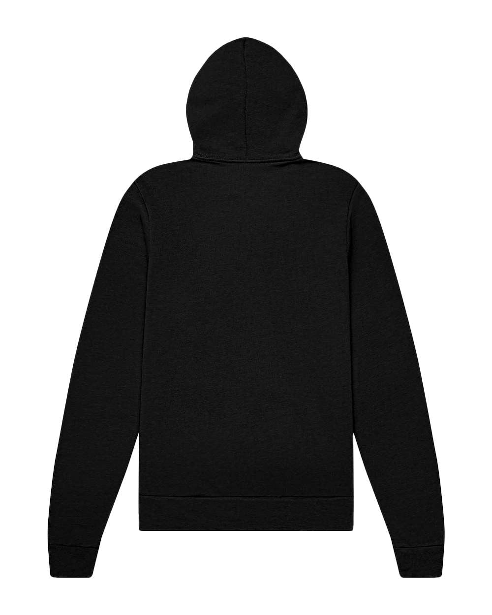 Unisex Poly-Cotton Sponge Fleece Full-Zip Hoodie - Vintage Black