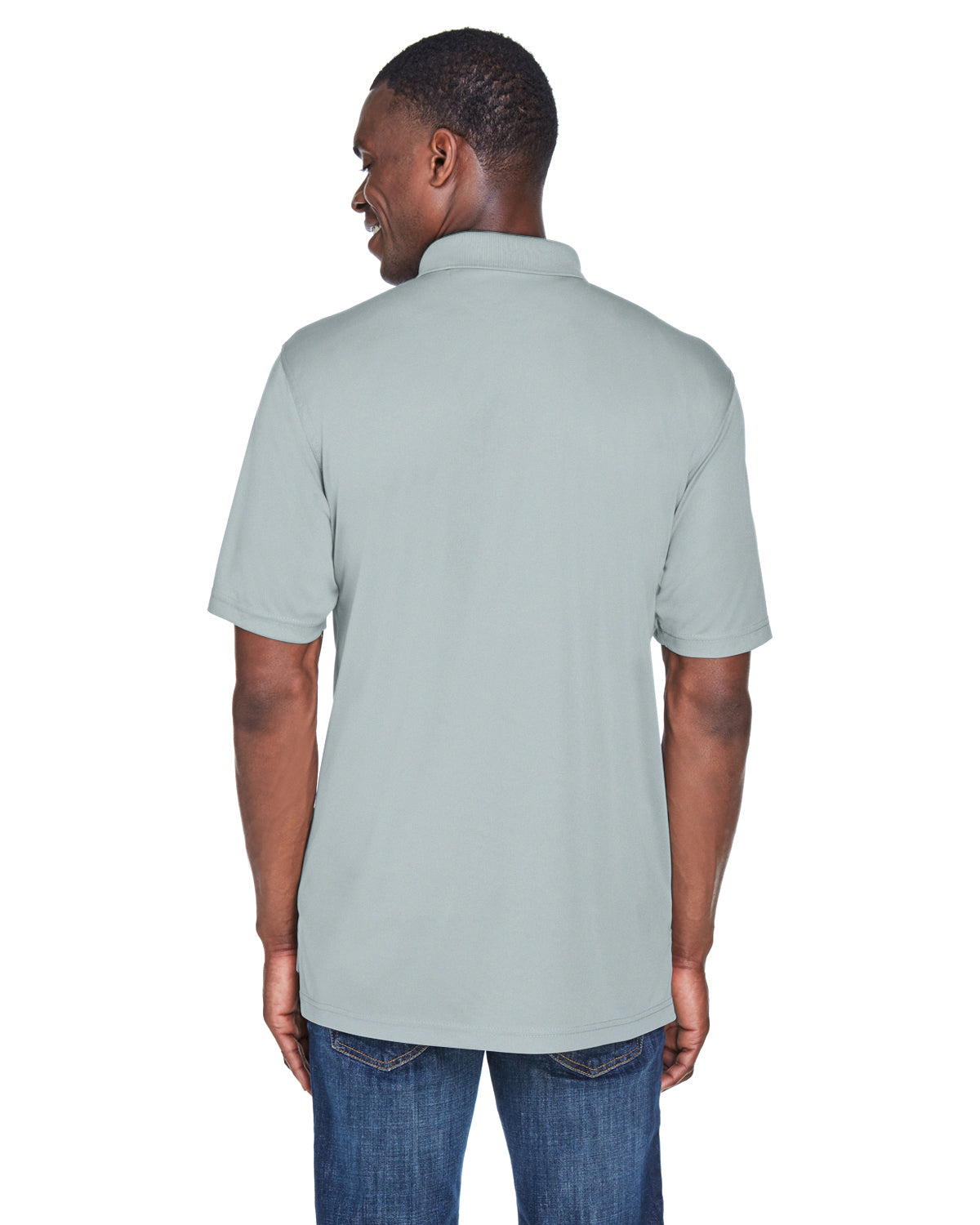 Men's Cool & Dry Sport Performance Interlock Polo - Gray