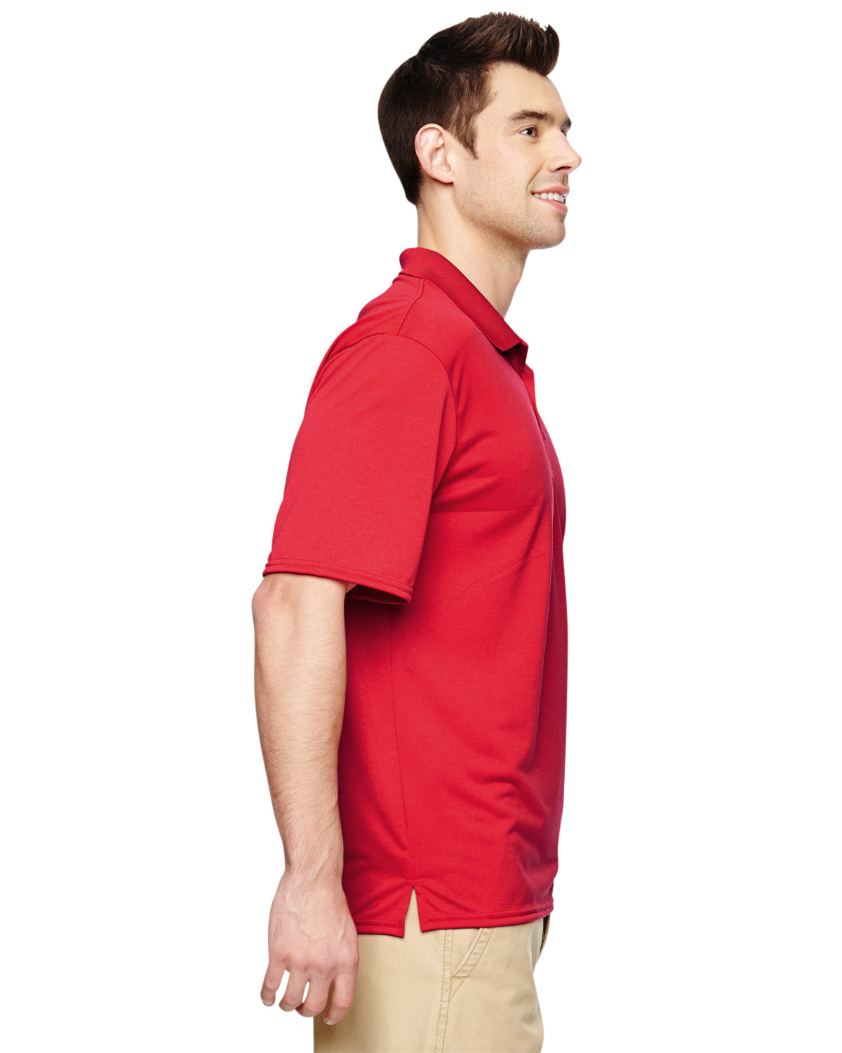 Unisex Performance® Jersey Polo - Red