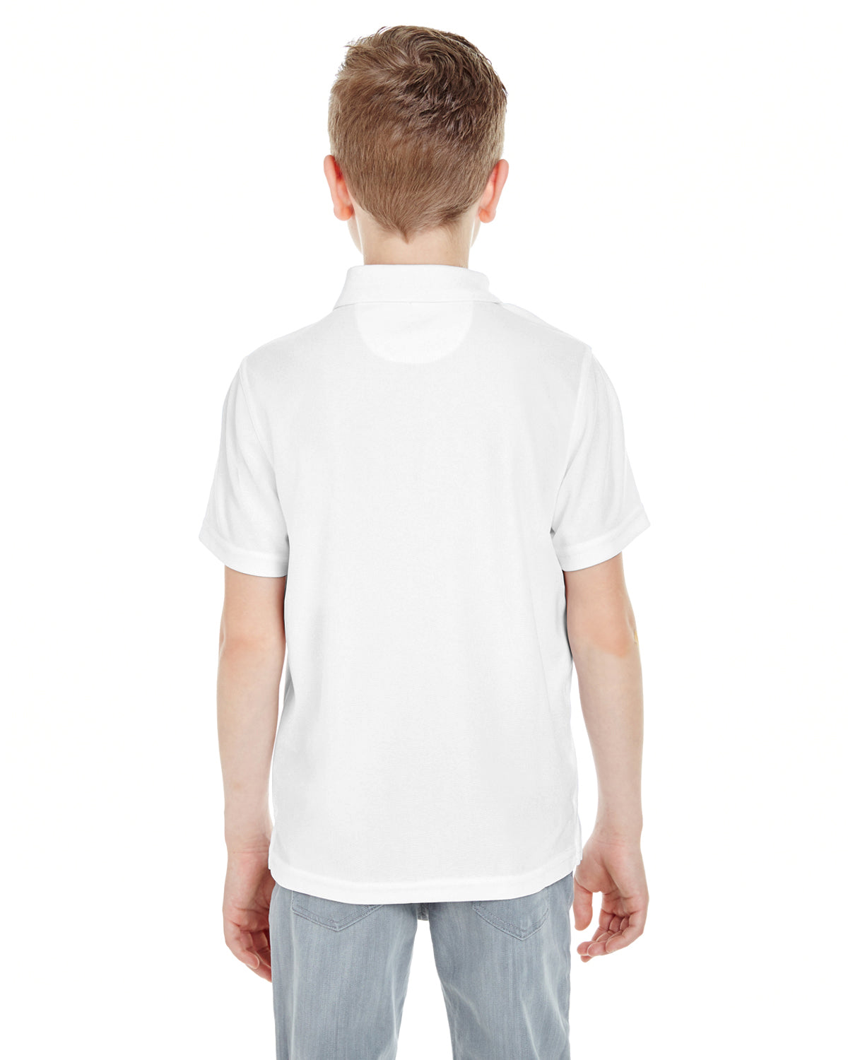 Youth Cool & Dry Mesh Piqué Polo - White