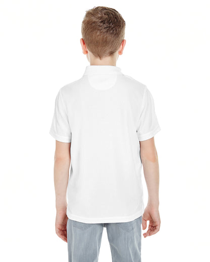 Youth Cool & Dry Mesh Piqué Polo - White