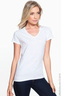 Women's Lightweight V-Neck T-Shirt - White