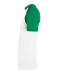 Augusta Sportswear 423 White/ Kelly — direct side