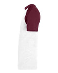 Augusta Sportswear 423 White/ Maroon — direct side