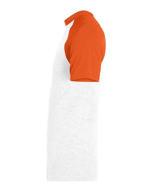 Augusta Sportswear 423 White/ Orange — direct side