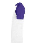 Augusta Sportswear 423 White/ Purple — direct side