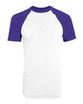 Augusta Sportswear 423 White/ Purple — front