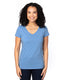 Threadfast Apparel 200RV - Women's Ultimate V-Neck T-Shirt - Royal Heather