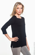 Women's Perfect Fit™ Ballet Bracelet-Length Knit Top - Black
