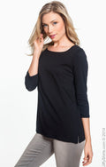 Women's Perfect Fit™ Ballet Bracelet-Length Knit Top - Black