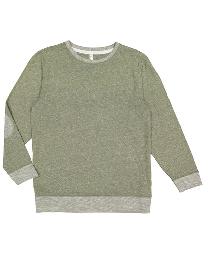 Harborside Melange French Terry Pullover - Military Green Melange