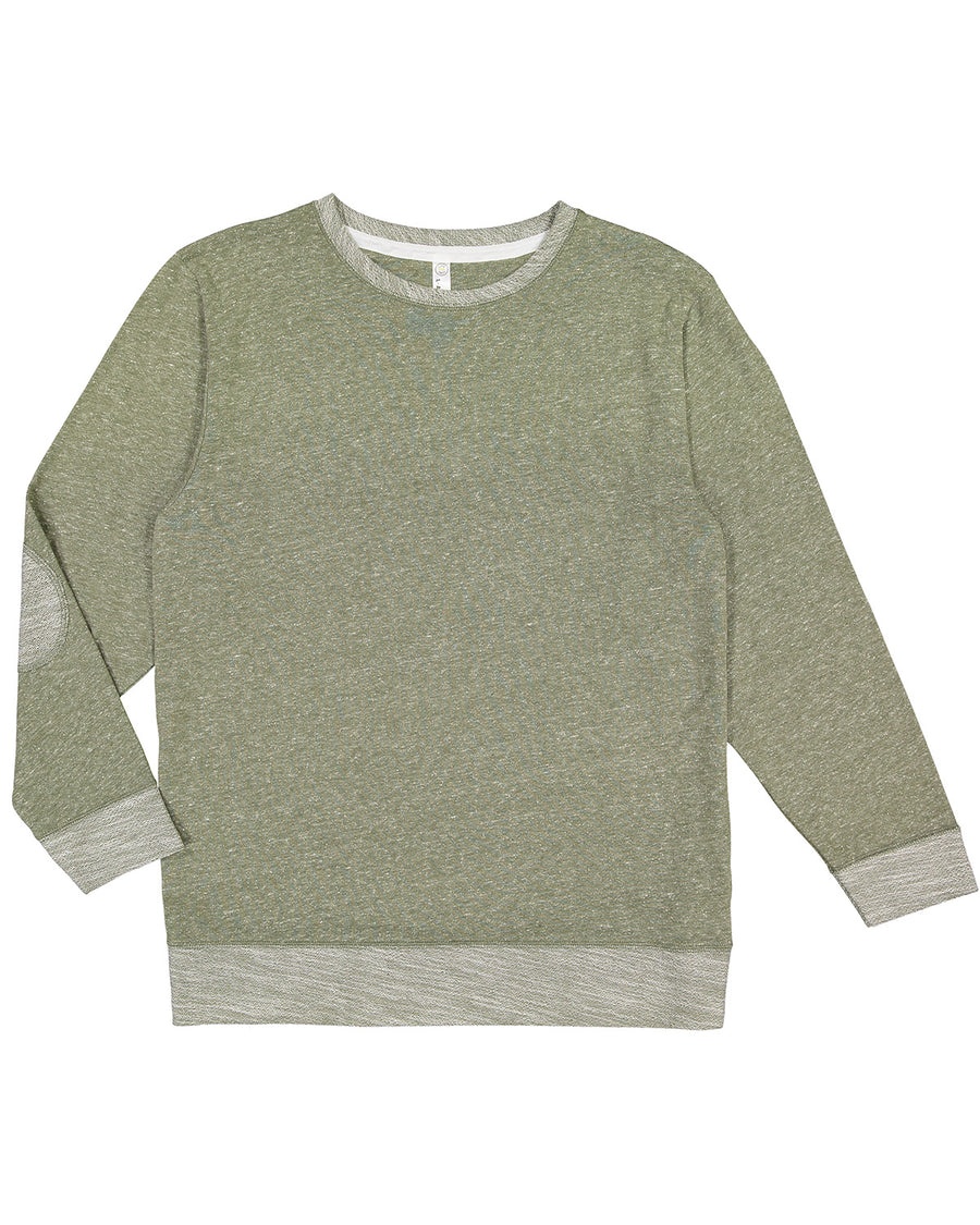 Harborside Melange French Terry Pullover - Military Green Melange