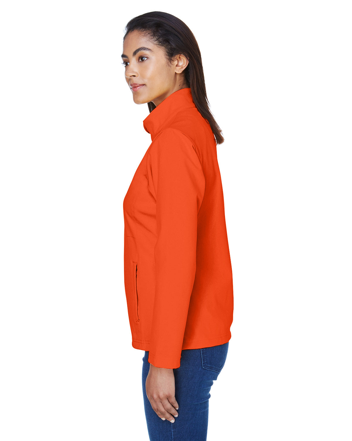 Women's Leader Soft Shell Jacket - Sport Orange