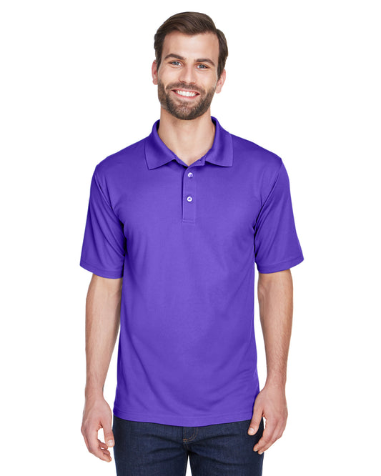 Men's Cool & Dry Mesh Piqué Polo - Purple