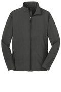 Unisex Core Soft Shell Jacket - Black Charcoal Heather