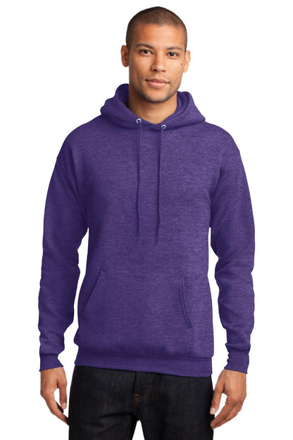 Unisex Core Fleece Pullover Hoodie - Heather Purple