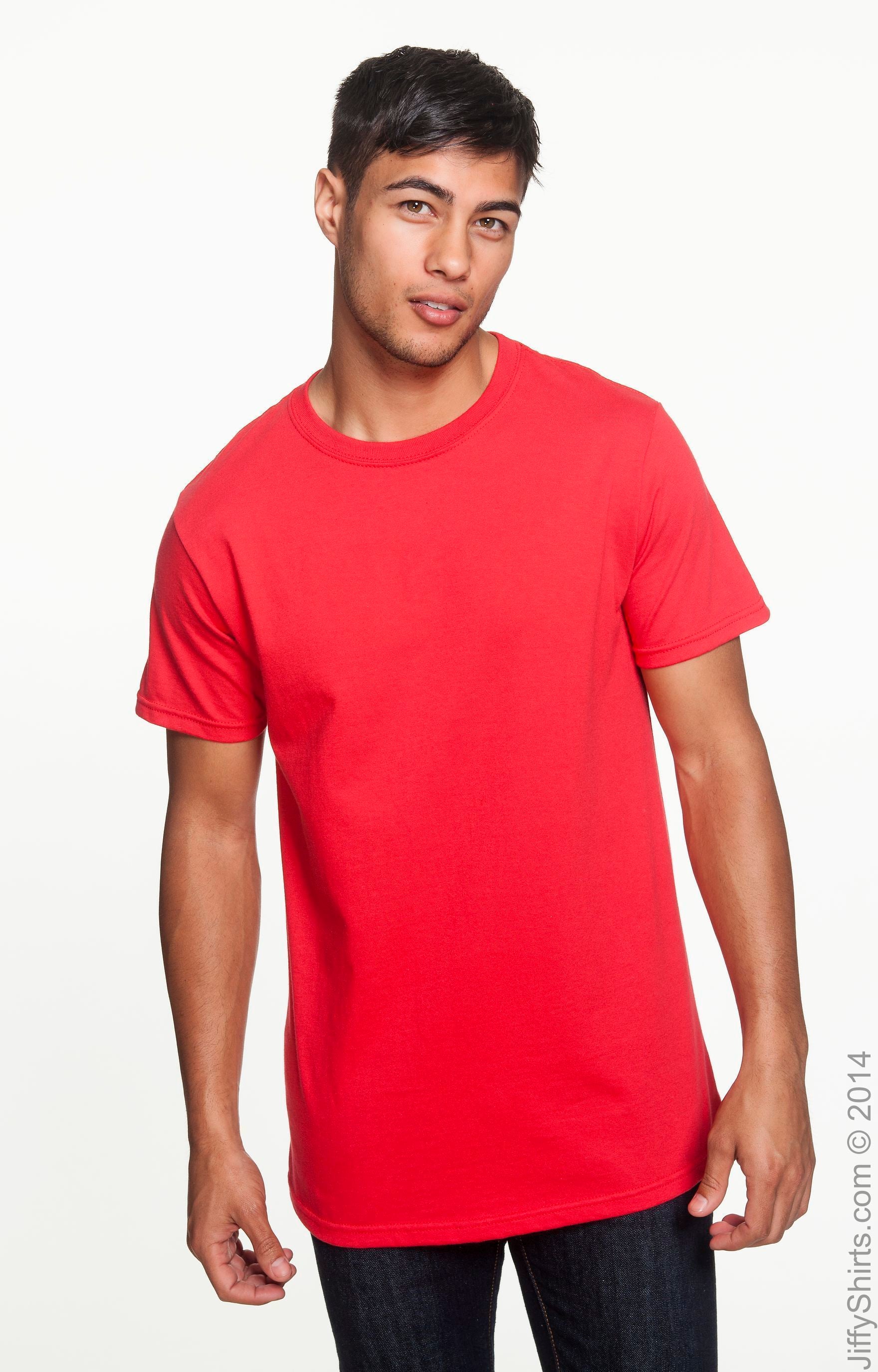 Men's 100% Organic Cotton Classic Short-Sleeve T-Shirt - Red Pepper