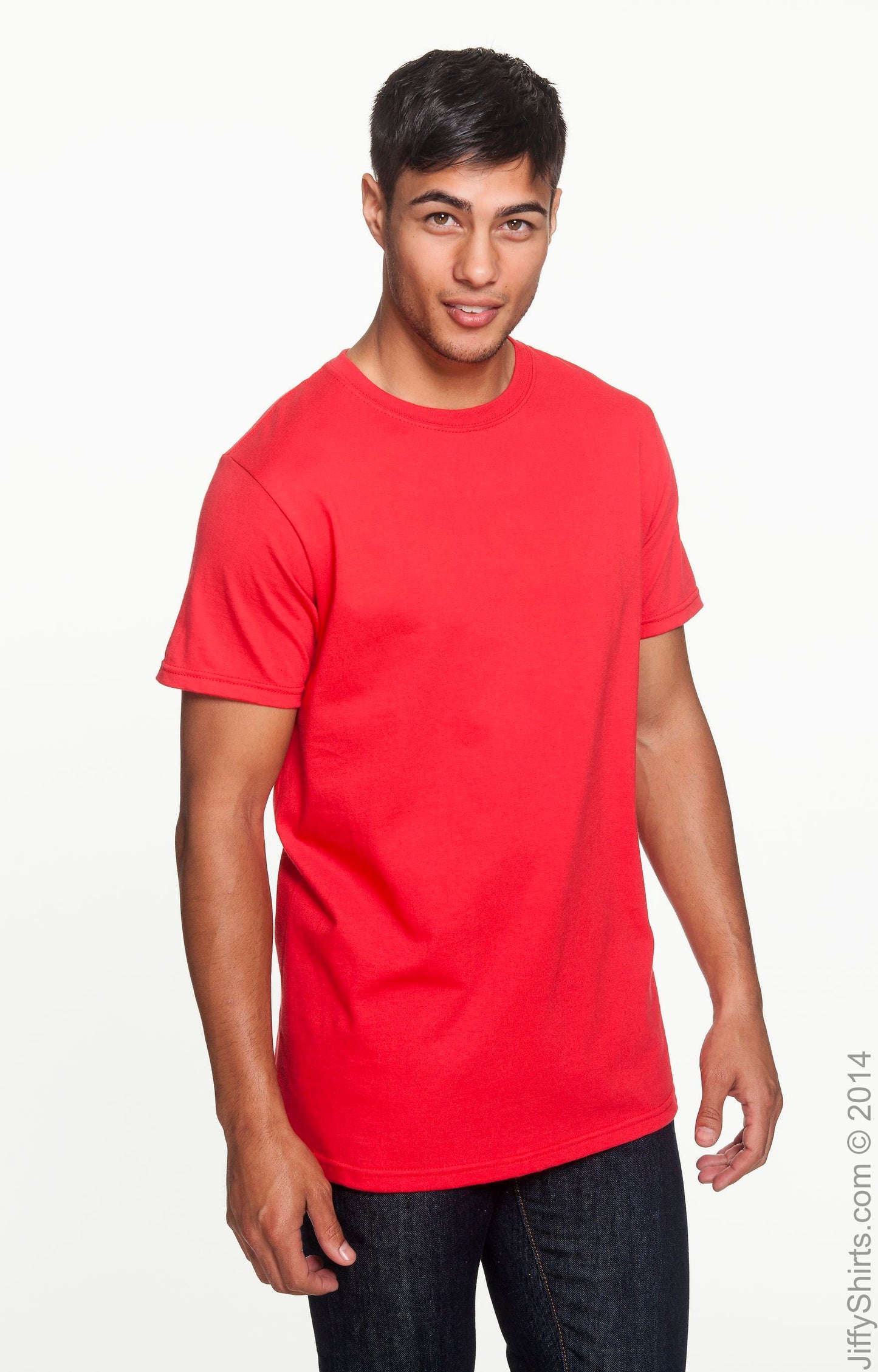 Men's 100% Organic Cotton Classic Short-Sleeve T-Shirt - Red Pepper