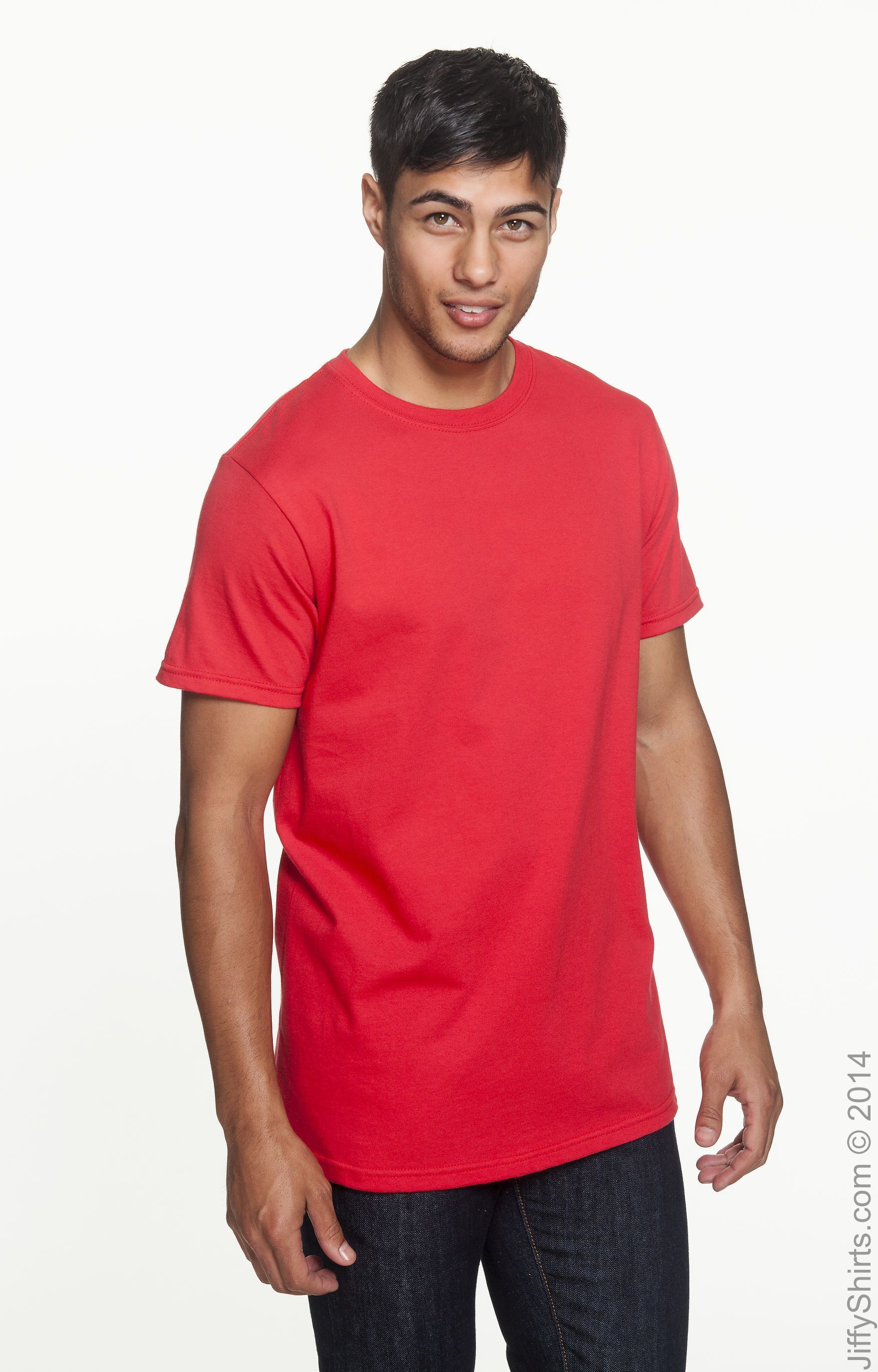 Men's 100% Organic Cotton Classic Short-Sleeve T-Shirt - Red Pepper