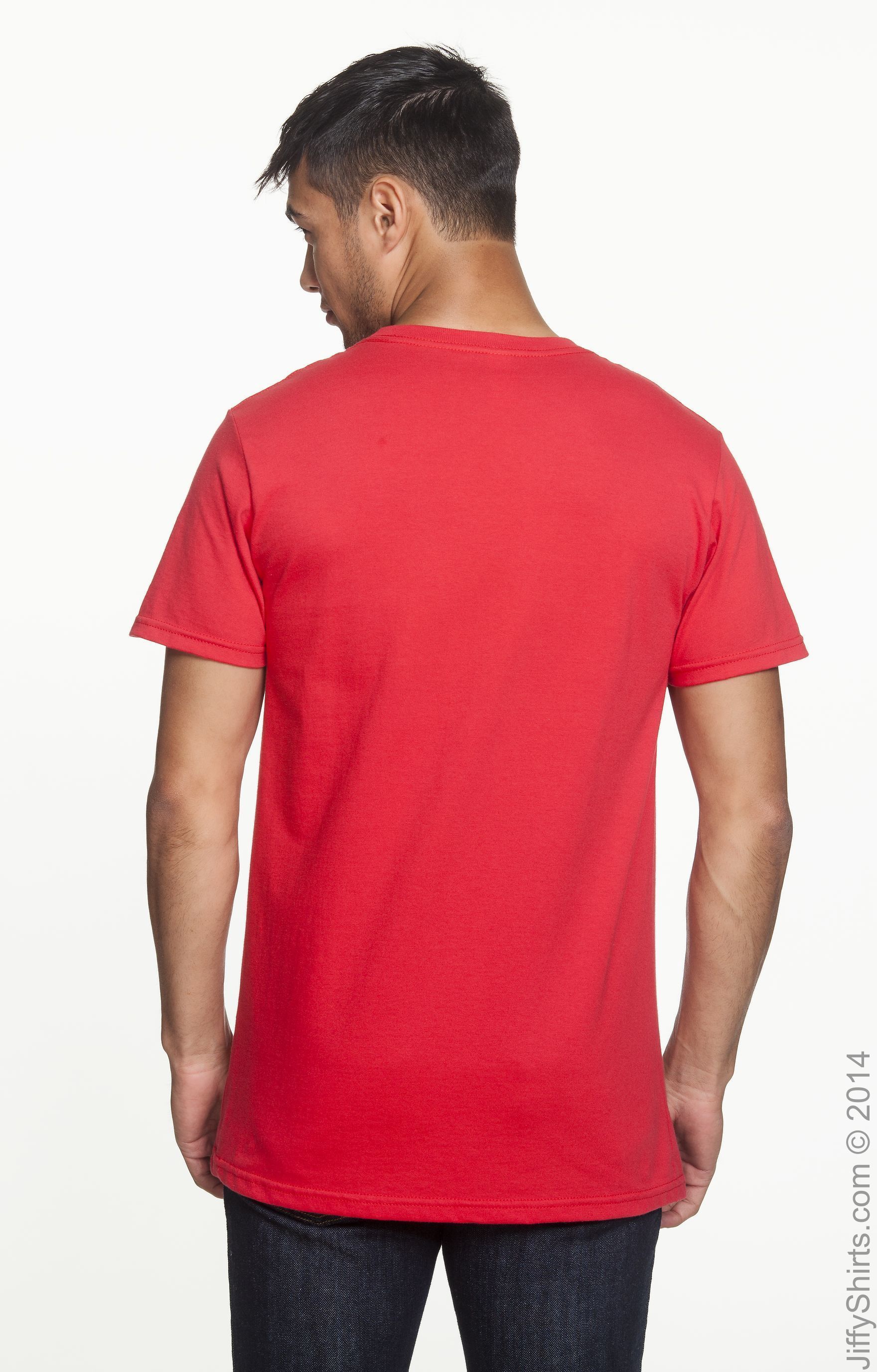 Men's 100% Organic Cotton Classic Short-Sleeve T-Shirt - Red Pepper