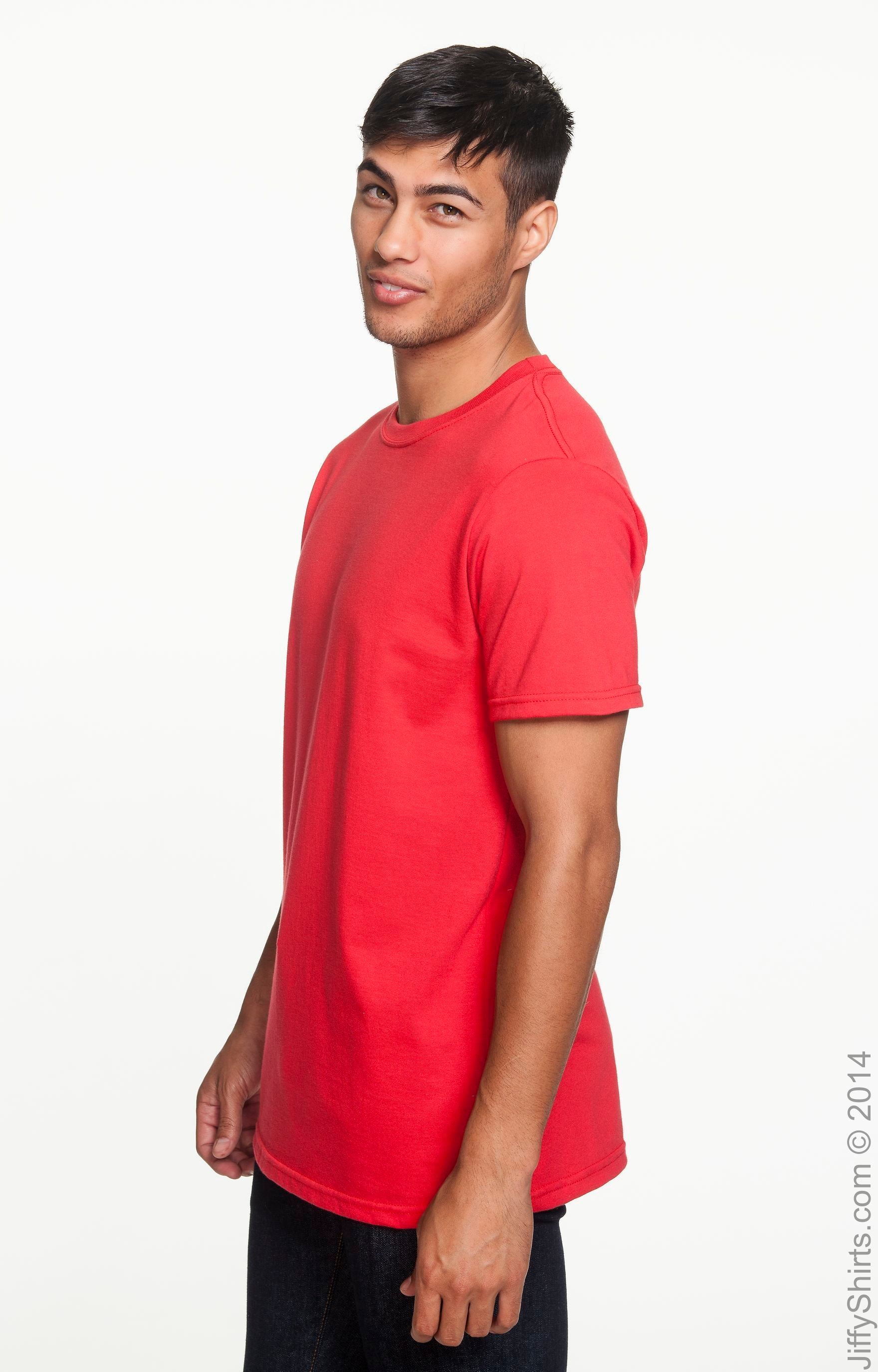 Men's 100% Organic Cotton Classic Short-Sleeve T-Shirt - Red Pepper