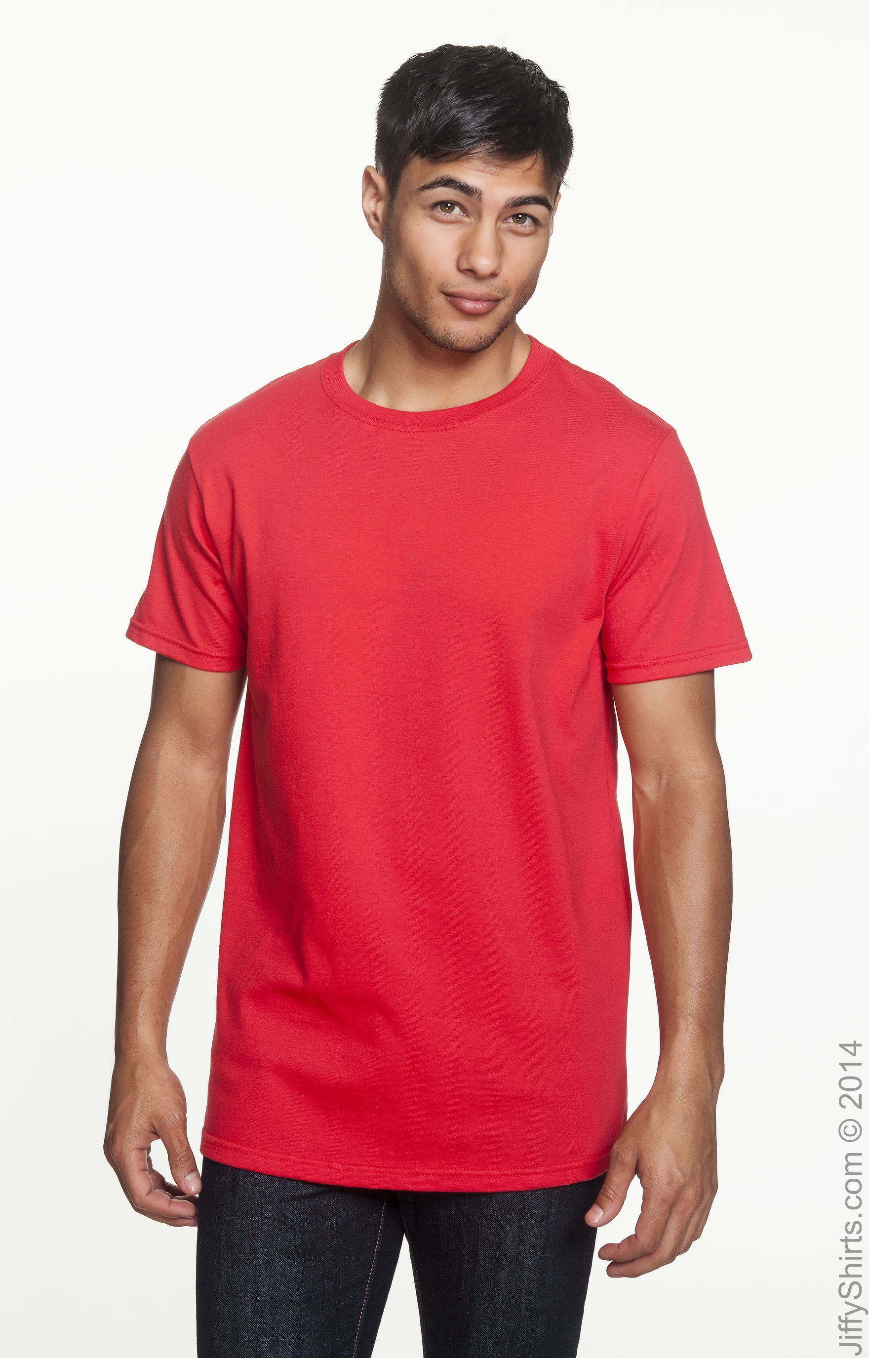 Men's 100% Organic Cotton Classic Short-Sleeve T-Shirt - Red Pepper
