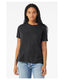 Bella + Canvas 6413 - Women's Triblend Relaxed Jersey Short-Sleeve T-Shirt - Solid Dark Gray Triblend