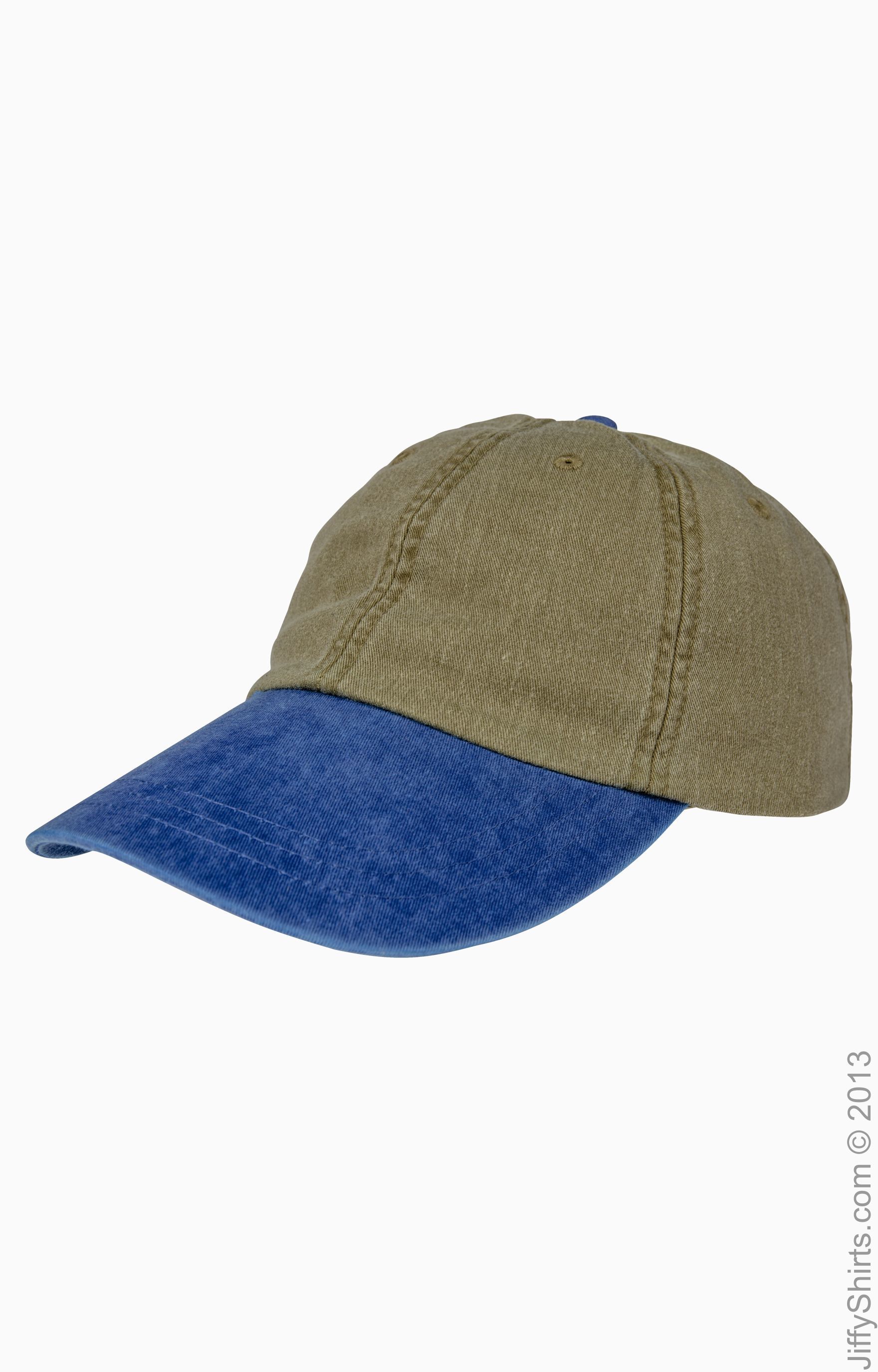 Optimum Pigment Dyed-Cap - Khaki / Royal