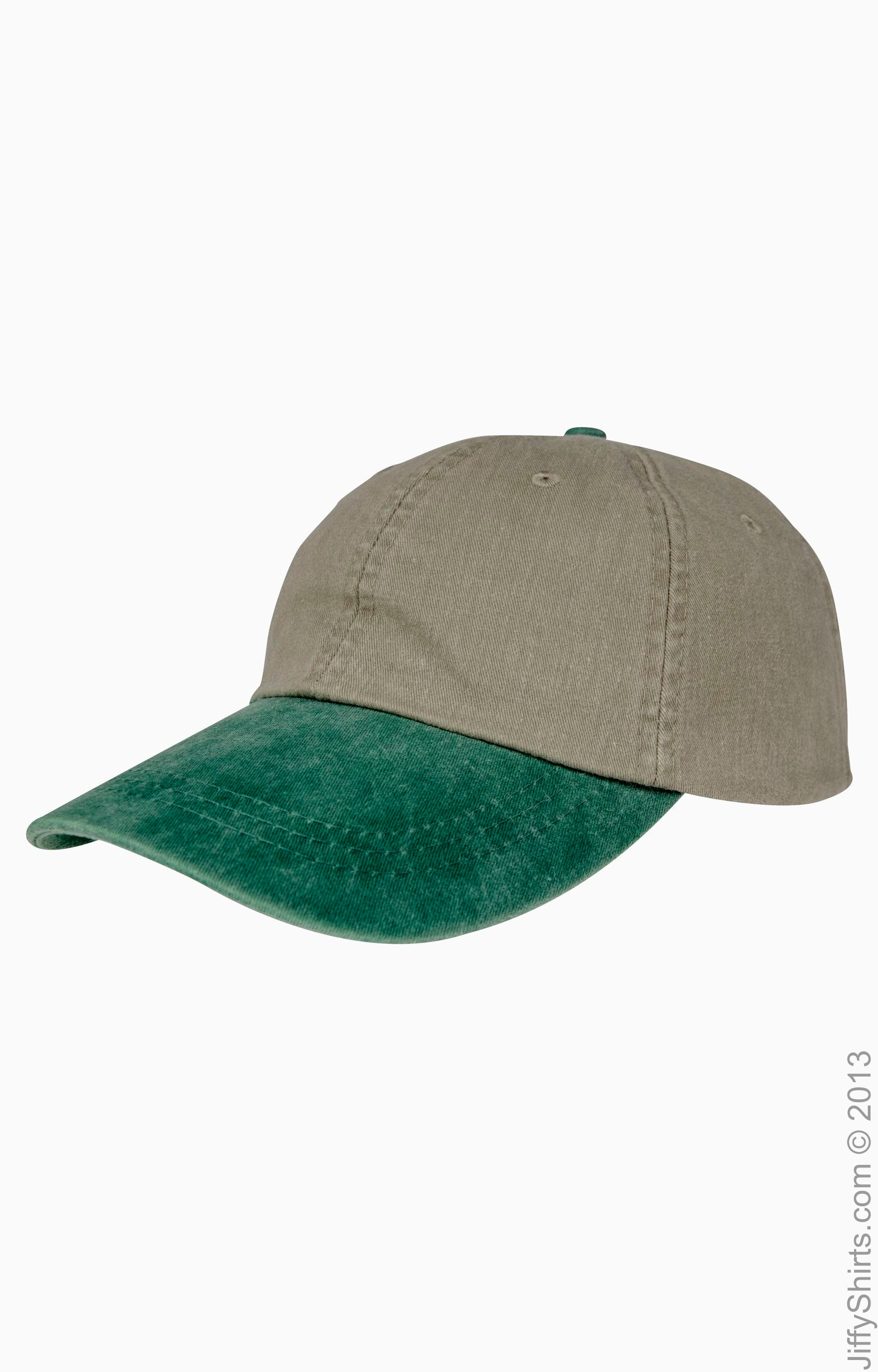 Optimum Pigment Dyed-Cap - Stone / Forest