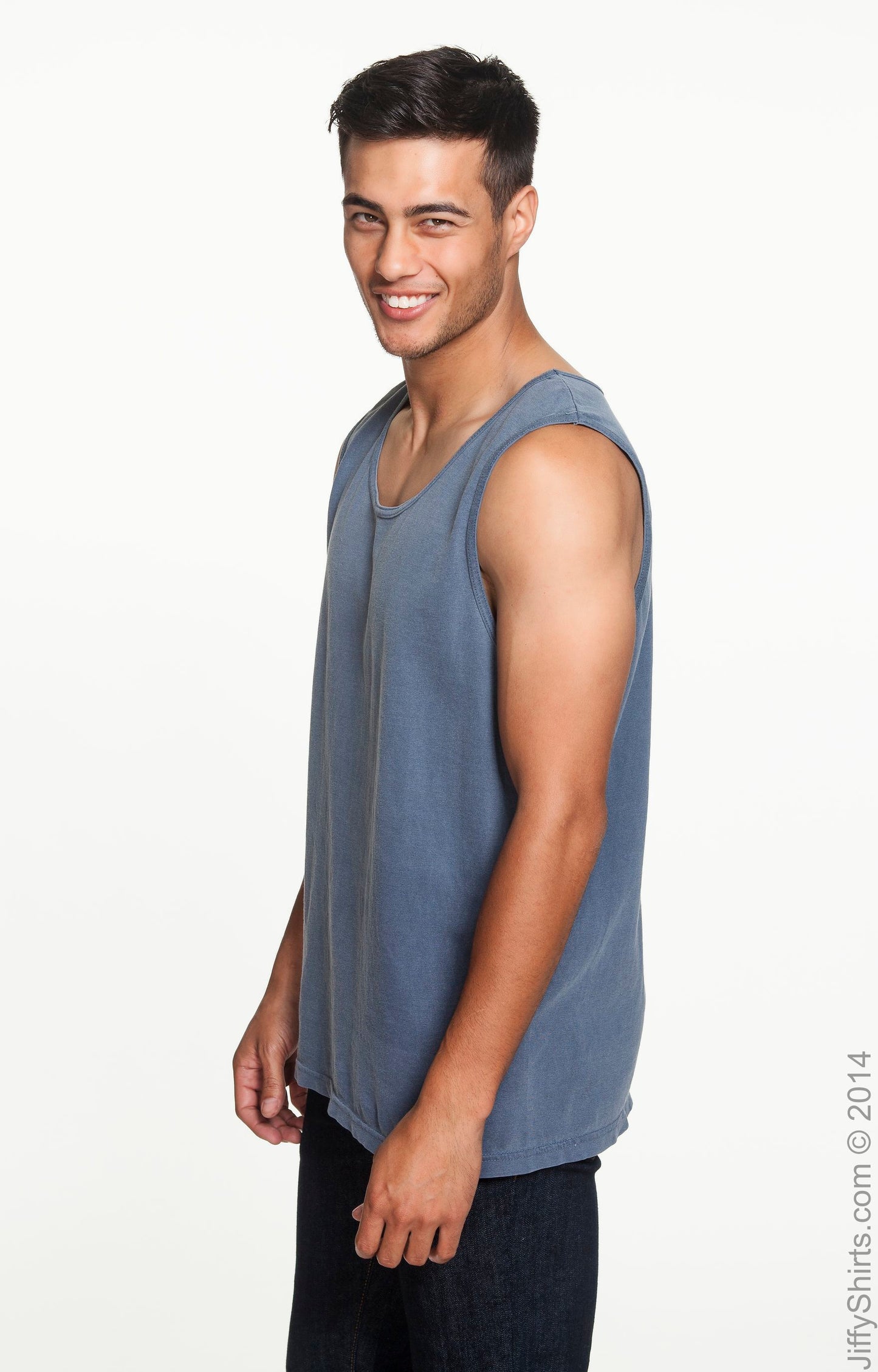 Unisex Heavyweight RS Tank - Denim