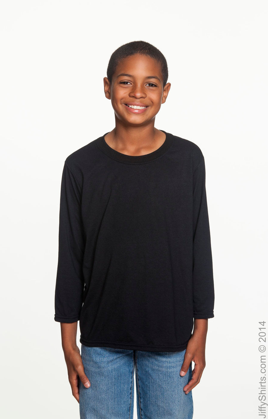 Youth Performance® Youth Long-Sleeve T-Shirt - Black