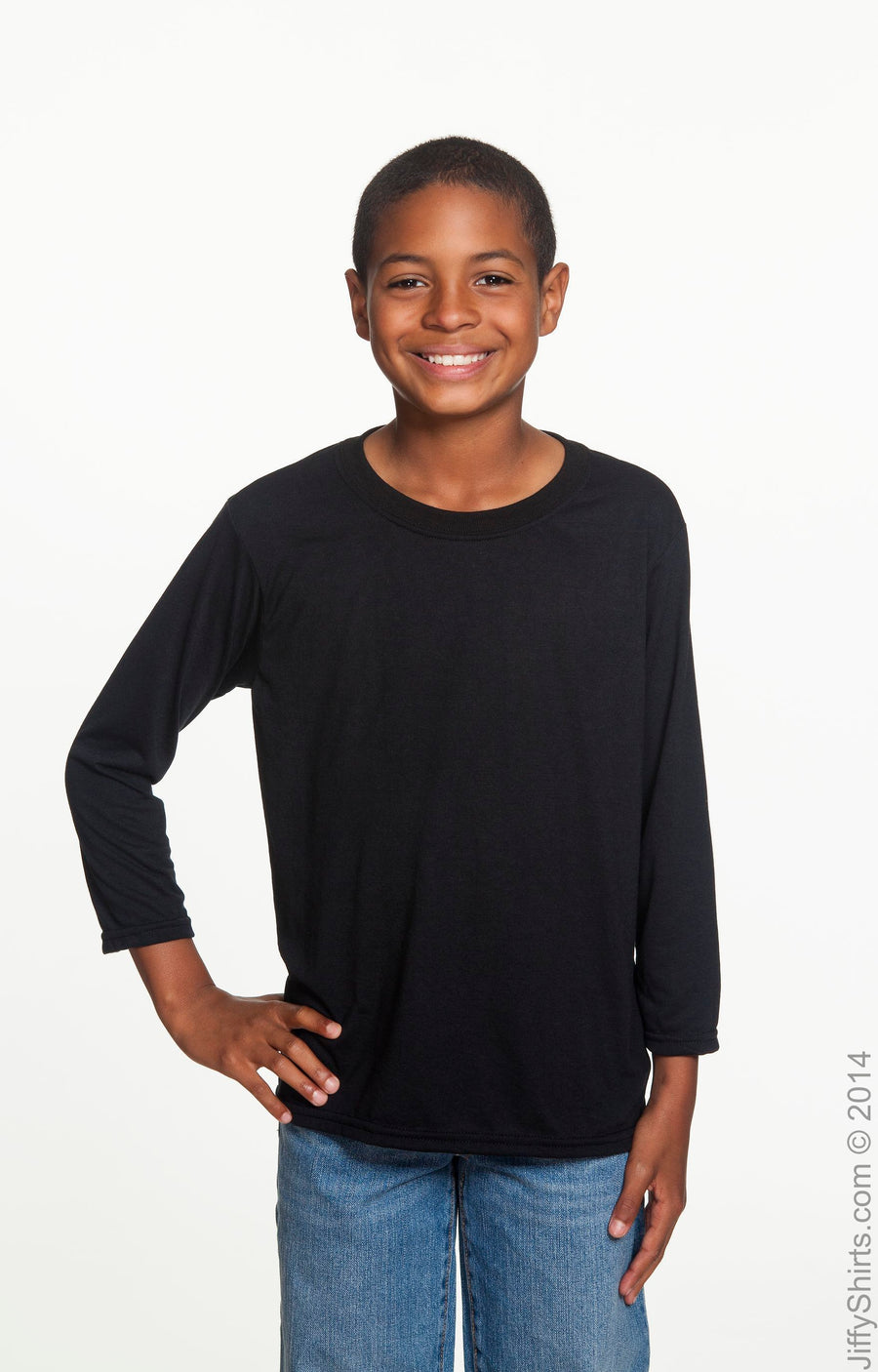 Youth Performance® Youth Long-Sleeve T-Shirt - Black