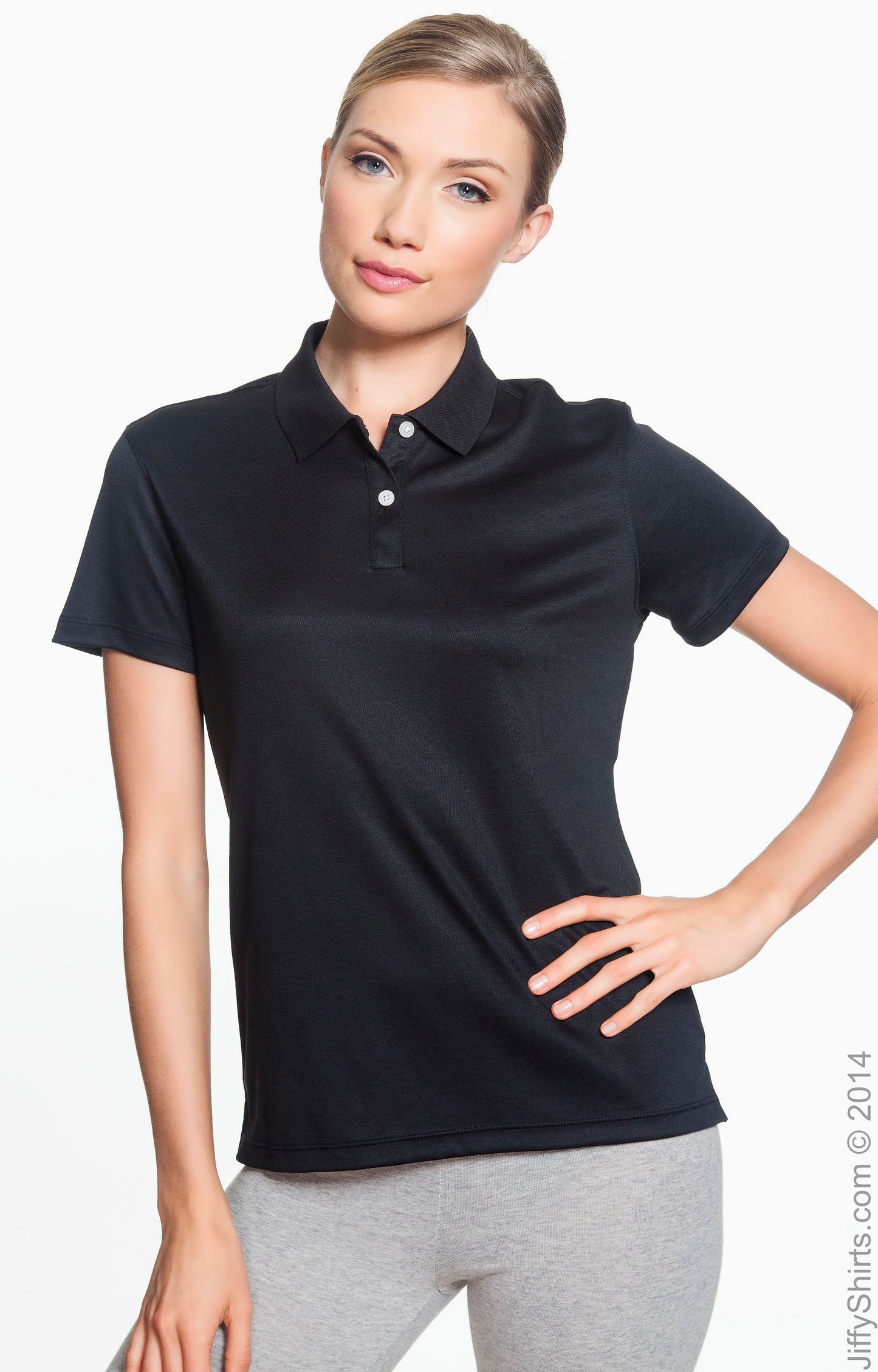 Women's Pima-Tech™ Jet Piqué Polo - Black