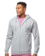 Tultex 0331TC - Unisex Fleece Zip Hoodie - Heather Grey